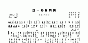 这一路受的伤