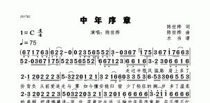 中年序章