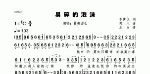 易碎的泡沫