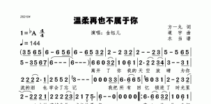 温柔再也不属于你